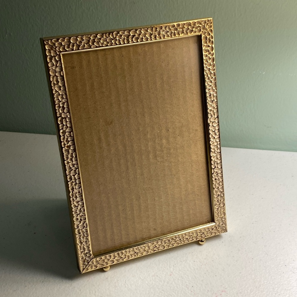 Hammered Look Metal Picture Frame